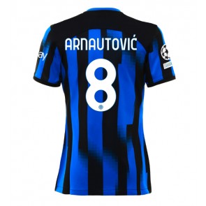 Inter Milan Marko Arnautovic #8 Hemmatröja Dam 2023-24 Kortärmad